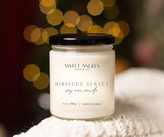Hibiscus Sunset Candle