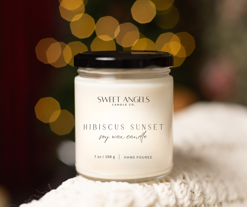 Hibiscus Sunset Candle