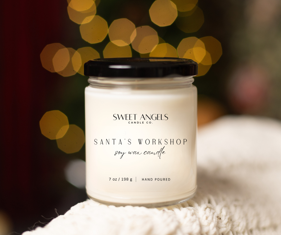 Santa's Workshop Candle